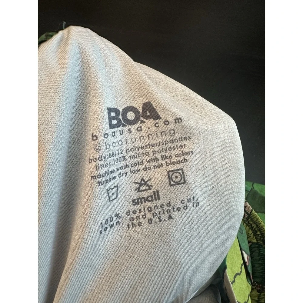 BOA‎ Men's Bigfoot Printed Half Split Running Shorts – XS